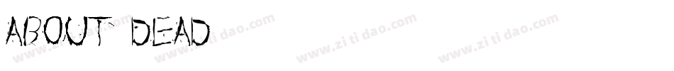 About Dead字体转换